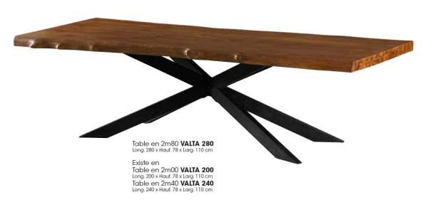 table basse bois brute